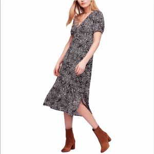 Free People Looking for Love Midi Dress NEW